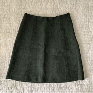 Aritzia Babaton grey plaid skirt